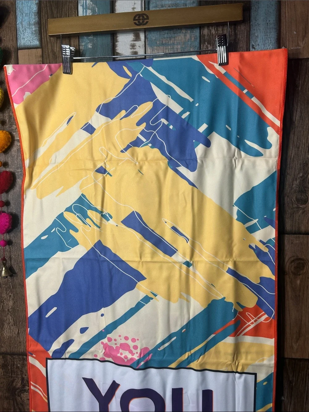 Motivational 'You Got This' workout travel Towel - Multicolor